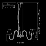 Люстра подвесная Lightstar 760086 Bianco