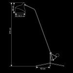 Торшер напольный Lightstar 764717 MANTI