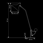 Настольная лампа Lightstar 764904 Manti