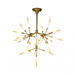 Люстра МАЛЬВА бронза d60 h90 G4 25*3W (3000K) (Led) Kink light 7655