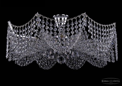 Люстра хрустальная Bohemia Ivele 7708/9/Ni