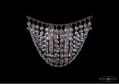 Светильник настенный бра Bohemia Ivele 7708/2/W/Pa