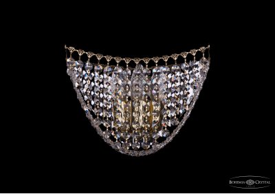 Светильник настенный бра Bohemia Ivele 7708/3/W/G