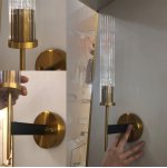 Настенный светильник Alouette 1 brass