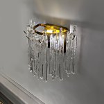 Настенный светильник 771331 gold/clear