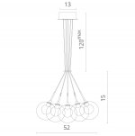 Светильник подвесной Divinare 7720/02 SP-13 GRAPPOLO