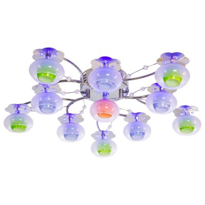 Люстра галогенная Экономсвет 7732/11CR RC MIXLED