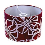 Абажур 7744 red/silver grey