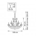 Люстра подвесная Lightstar 775313 CHAMPA