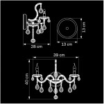 Светильник бра Lightstar 775623 Champa