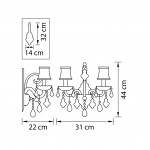 Светильник бра Lightstar 776624 Accia