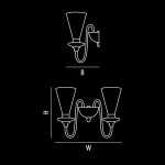Светильник настенный бра Lightstar 780624 TORCIA