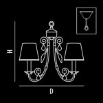 Люстра подвесная Lightstar 781034 Modesto