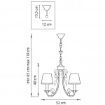 Люстра подвесная Lightstar 781050 Modesto