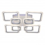 Светильник диммируемый КВАДРО белый w68*68 h13 Led 121W (3000K-6000К) с пультом ДУ Kink light 7811