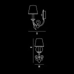 Светильник настенный бра Lightstar 781614 MODESTO