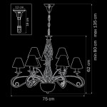 Люстра Lightstar 782090 ESEDRA