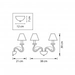 Светильник бра Lightstar 782620 Esedra