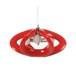Подвесной светильник УЗЕЛ красный h-120 d-55 E27 3*15w (LED лампы в комплекте) Kink light 7829,06