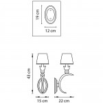 Светильник бра Lightstar 783611 Antique