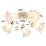 Потолочный светильник Экономсвет 7838/5FGD+WT WT+BR