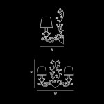 Светильник настенный бра Lightstar 785620 AIOLA