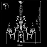 Люстра Lightstar 786082 AMPOLLO