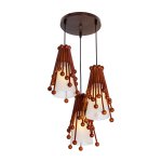 Подвесной светильник Экономсвет 7863/3P CF WT