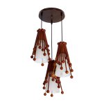 Подвесной светильник Экономсвет 7863/3P CF WT