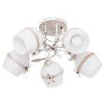 Светильник ЭкономСвет 7866/5WG WT+WG