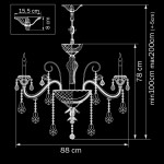 Люстра подвесная Lightstar 788084 Lusso