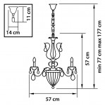 Люстра подвесная Lightstar 790068 Schon