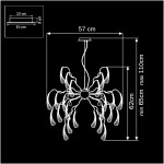 Люстра подвесная Lightstar 794194 Manica
