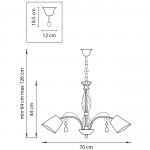 Люстра подвесная Lightstar 796156 Esedra