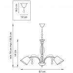 Люстра подвесная Lightstar 796186 Esedra