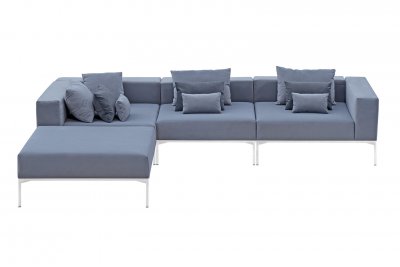 Диван Benson MAK interior 7LV-7559-V Серый