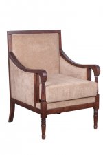 Классическое кресло Colin Brown MAK interior 7LV-9016-BR Коричневый