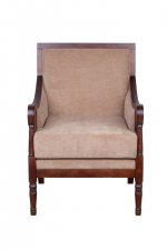 Классическое кресло Colin Brown MAK interior 7LV-9016-BR Коричневый