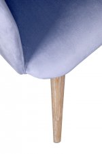 Стул Visti Velvet V3 MAK interior 7LV1513-LBL Голубой
