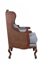 Классическое кресло Brody Ratang MAK interior 7LV1803-RT Серый