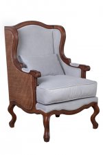 Классическое кресло Brody Ratang MAK interior 7LV1803-RT Серый