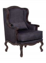 Классическое кресло Brody Black MAK interior 7LV1803-dwb Черный