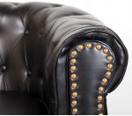 Кожаный диван Karo V2 MAK interior 7LV24029-2-B Черный