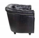 Кожаный диван Karo V2 MAK interior 7LV24029-2-B Черный