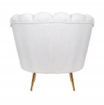 Низкое кресло Pearl MAK interior 7LV29040-BU Белый