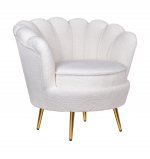 Низкое кресло Pearl MAK interior 7LV29040-BU Белый