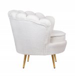 Низкое кресло Pearl MAK interior 7LV29040-BU Белый