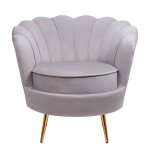 Низкое кресло Pearl Grey MAK interior 7LV29040-G Серый