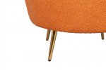 Низкое кресло Pearl Orange Boucle MAK interior 7LV29040-OBU Оранжевый
