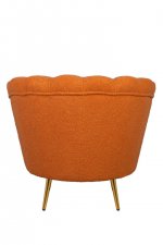 Низкое кресло Pearl Orange Boucle MAK interior 7LV29040-OBU Оранжевый